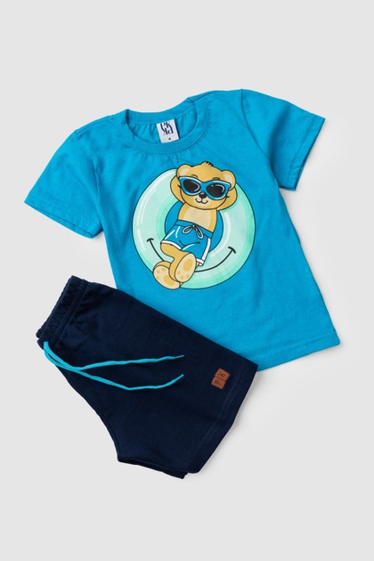 Conjunto Infantil Masculino Férias de Verão