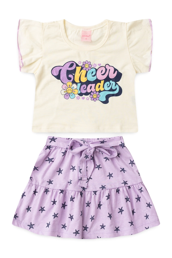 Conjunto Infantil Feminino Líder de Torcida