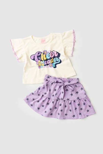 Conjunto Infantil Feminino Líder de Torcida