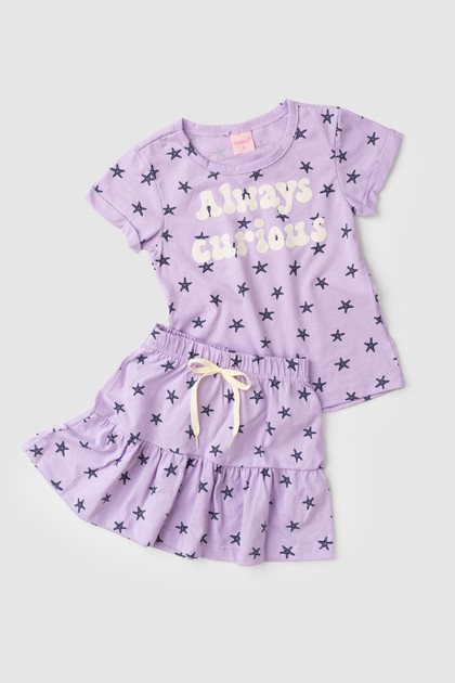 Conjunto Infantil Feminino Sempre Curiosa