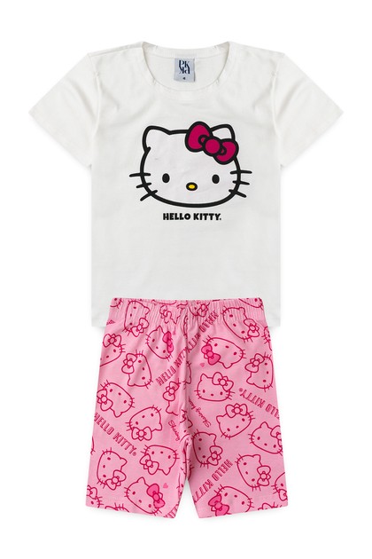 Conjunto Feminino Infantil Amor de Menina - Hello Kitty
