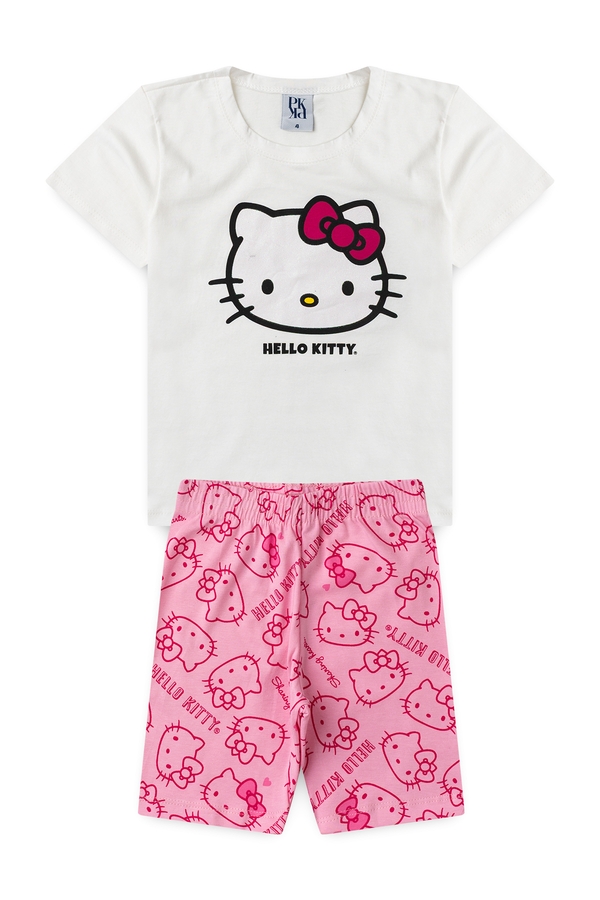 Conjunto Feminino Infantil Amor de Menina - Hello Kitty
