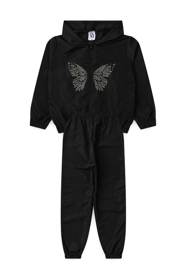 Conjunto Infantil Feminino Borboleta de Strass