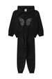 Conjunto Infantil Feminino Borboleta de Strass