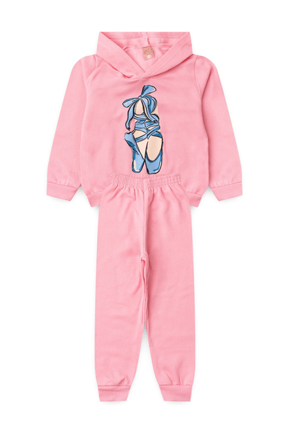 Conjunto Feminino Infantil Ballet e Glitter