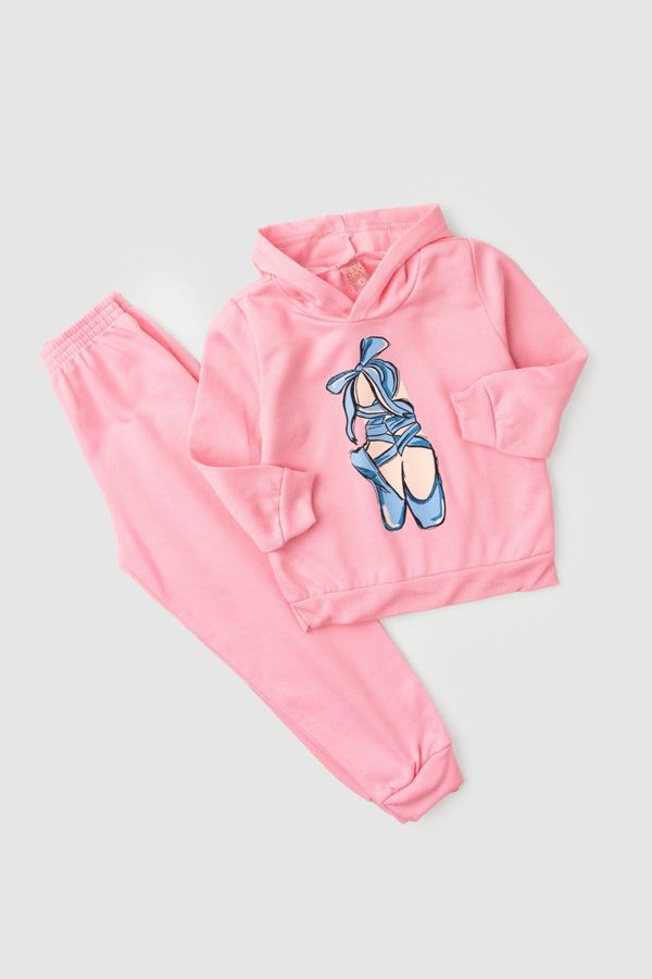 Conjunto Feminino Infantil Ballet e Glitter