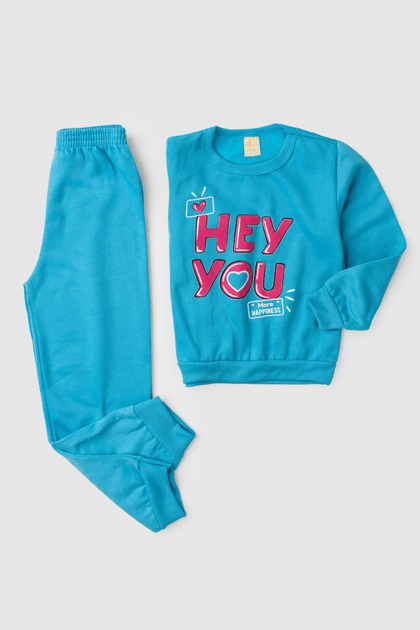 Conjunto Feminino Infantil Mais Felicidade