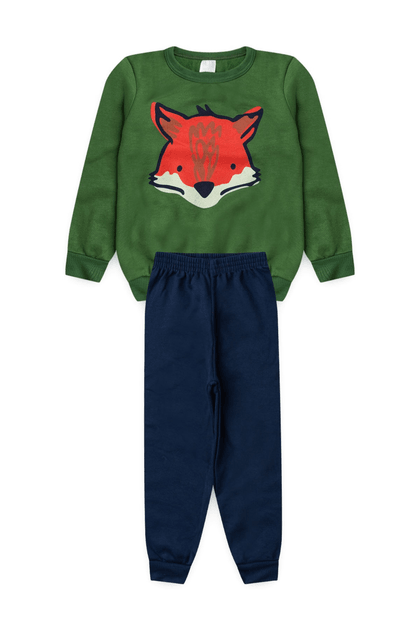 Conjunto Masculino Infantil Estilo Selvagem