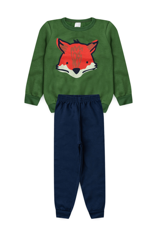 Conjunto Masculino Infantil Estilo Selvagem