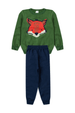 Conjunto Masculino Infantil Estilo Selvagem