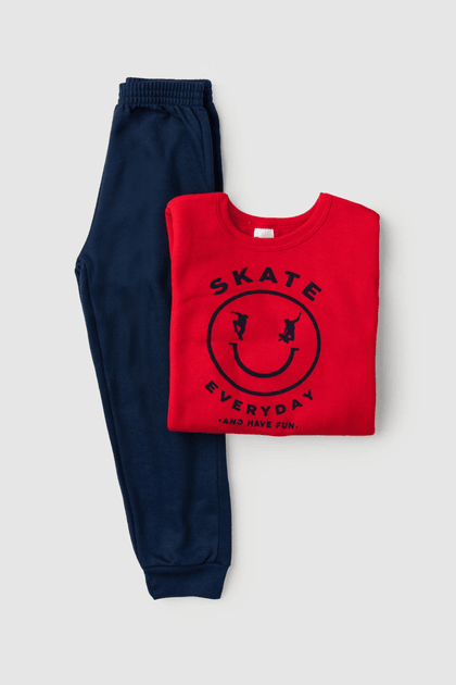 Conjunto Masculino Infantil Estilo de Skatista