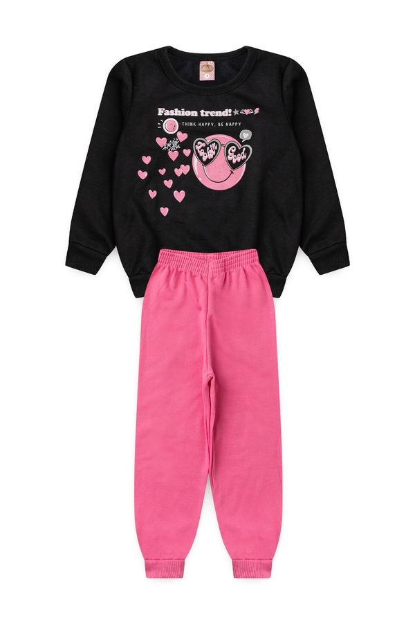 Conjunto Feminino Infantil Tendência da Moda