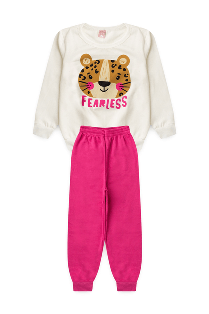 Conjunto Feminino Infantil Destemida