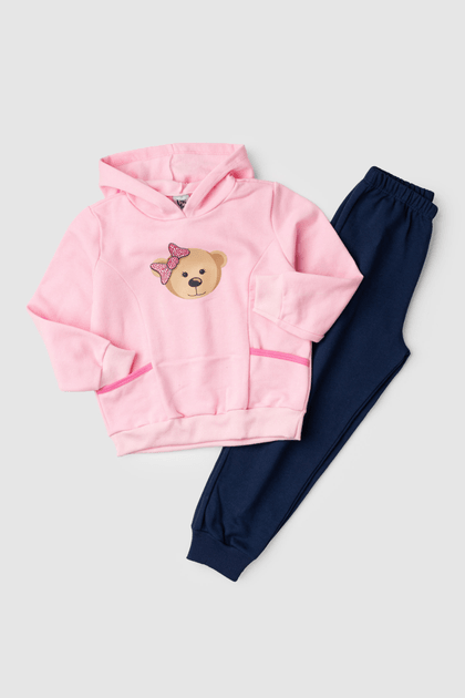Conjunto Feminino Infantil Ursinho Delicado