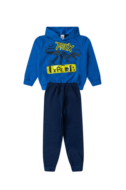 Conjunto Masculino Infantil Especialista em T-Rex