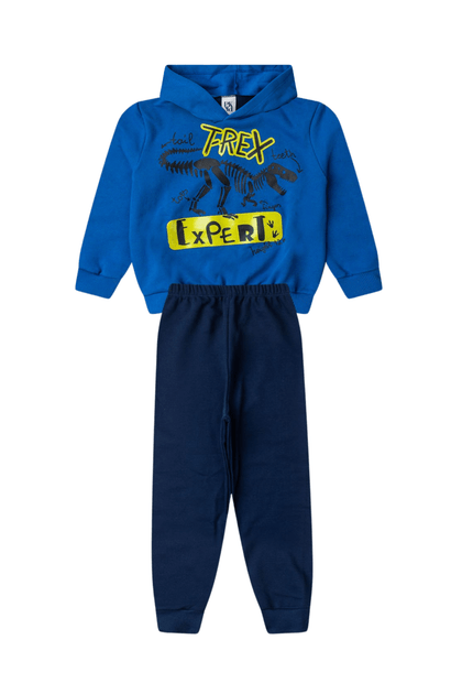 Conjunto Masculino Infantil Especialista em T-Rex
