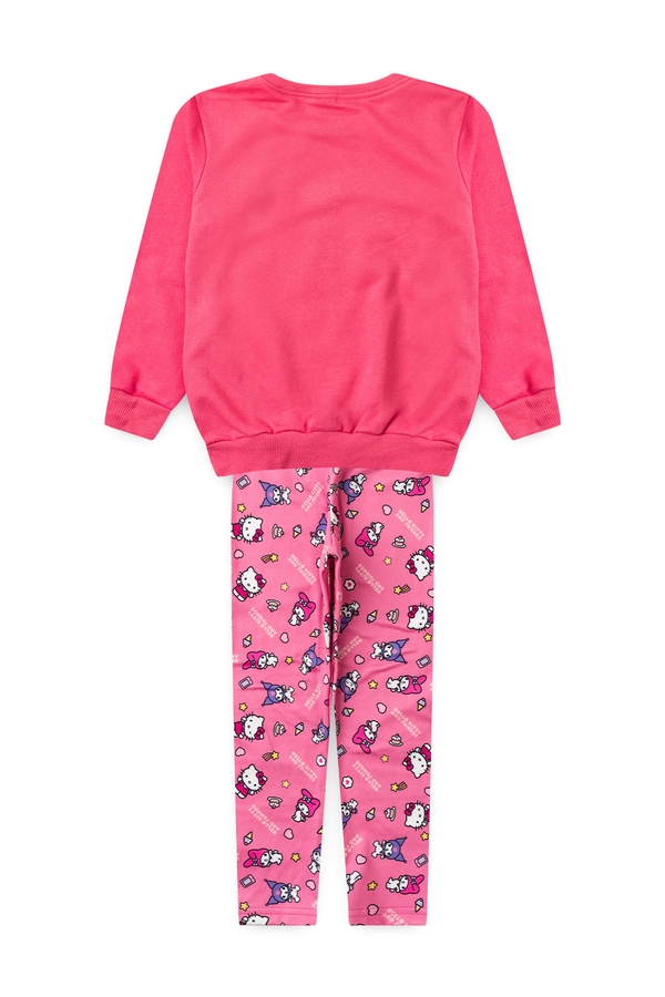 Conjunto Feminino Infantil Rosa - Hello Kitty
