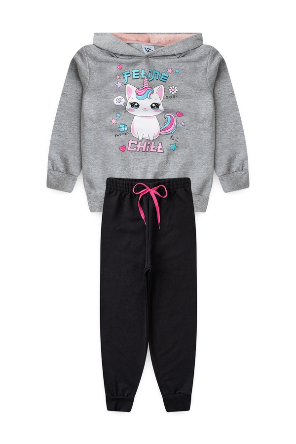 Conjunto Infantil Feminino Pequeno Felino