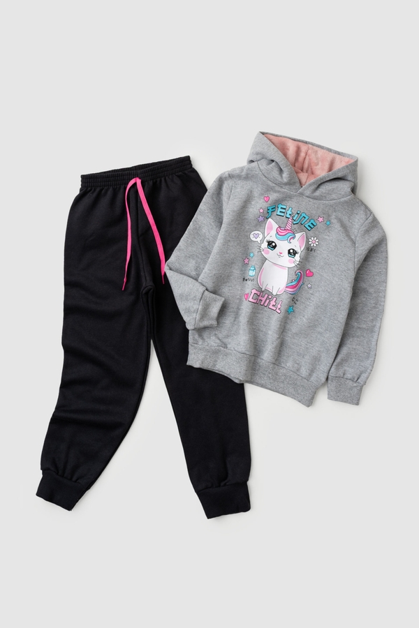 Conjunto Infantil Feminino Pequeno Felino