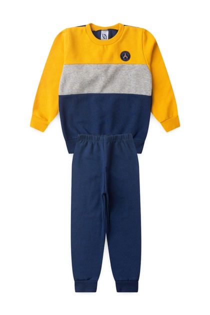 Conjunto Infantil Masculino Trio Mágico de Cores
