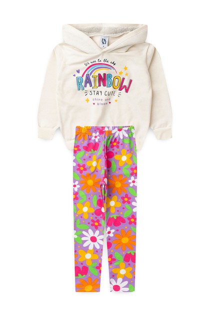 Conjunto Feminino Infantil Brilhar e Florescer