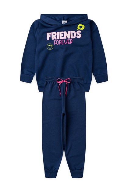 Conjunto Feminino Infantil Amizade Eterna