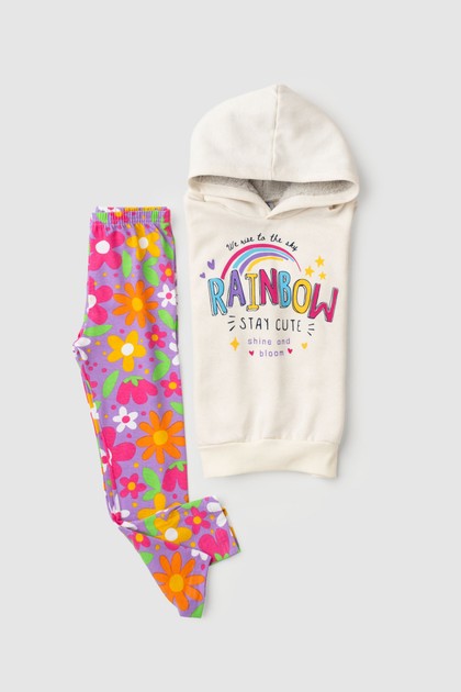 Conjunto Feminino Infantil Brilhar e Florescer
