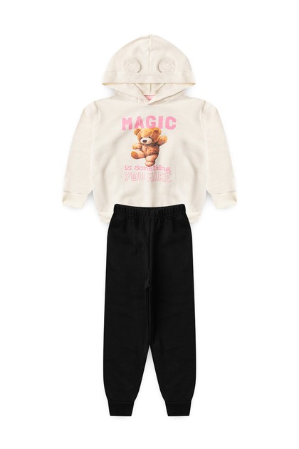 Conjunto Feminino Infantil Magia de Urso