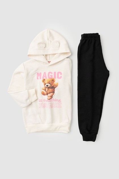 Conjunto Feminino Infantil Magia de Urso