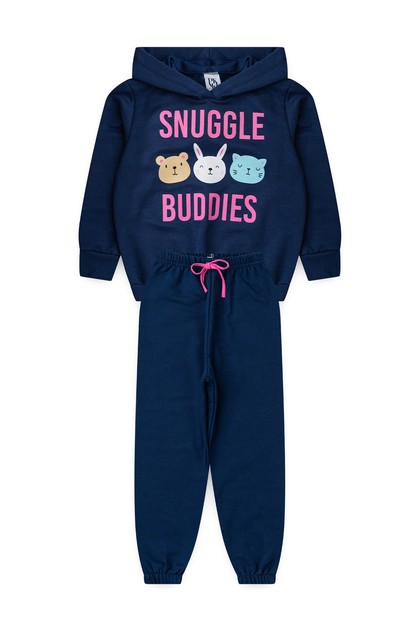 Conjunto Feminino Infantil Companheiros de Aconchego