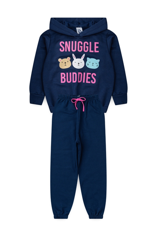 Conjunto Feminino Infantil Companheiros de Aconchego