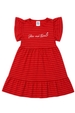 Vestido Feminino Infantil Brilhar e Florescer