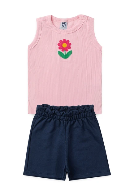 Conjunto Feminino Infantil Doce Pétala