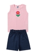 Conjunto Feminino Infantil Doce Pétala