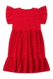 Vestido Feminino Infantil Brilhar e Florescer