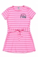Vestido Feminino Infantil Bordado Divertido