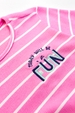 Vestido Feminino Infantil Bordado Divertido