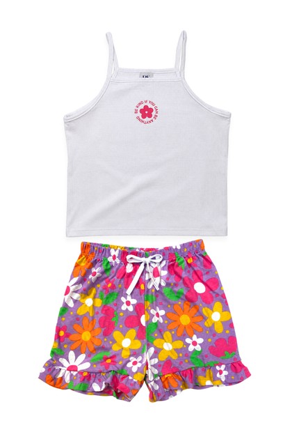 Conjunto Feminino Infantil Seja Gentil