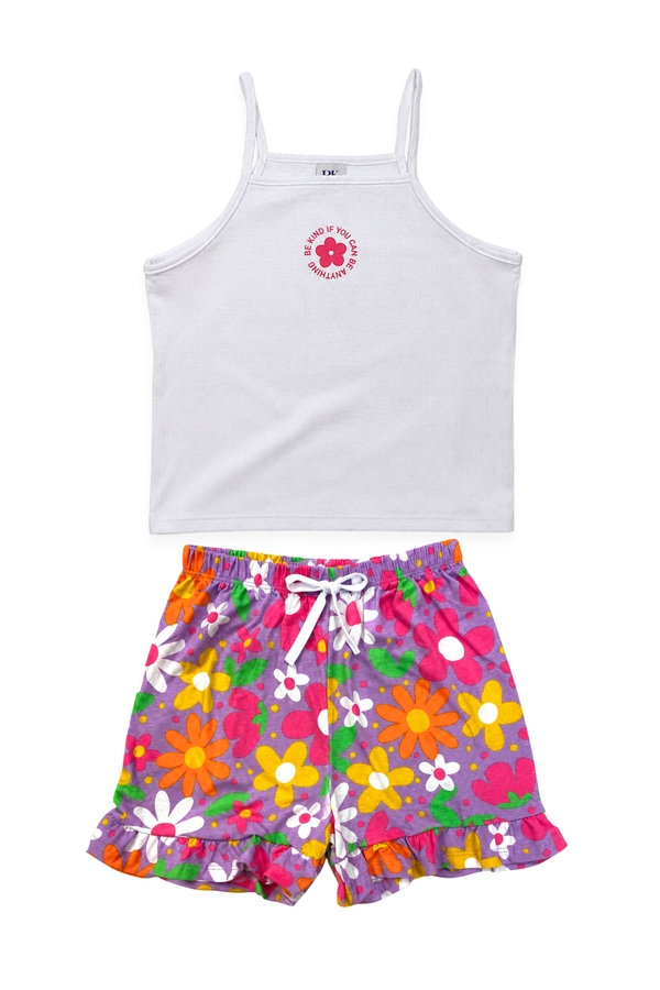Conjunto Feminino Infantil Seja Gentil