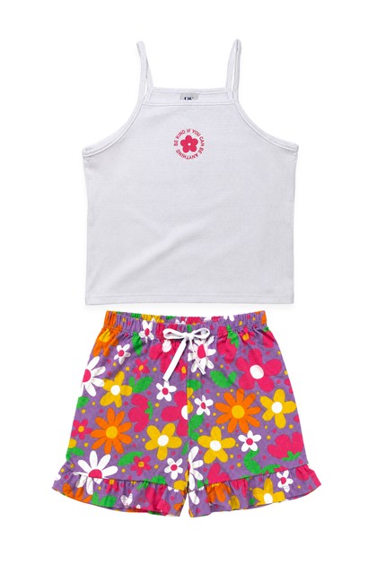 Conjunto Feminino Infantil Seja Gentil