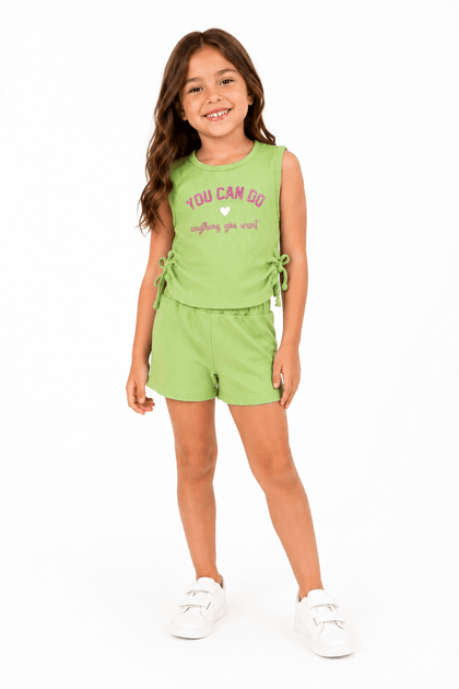 Conjunto Feminino Infantil Você Consegue