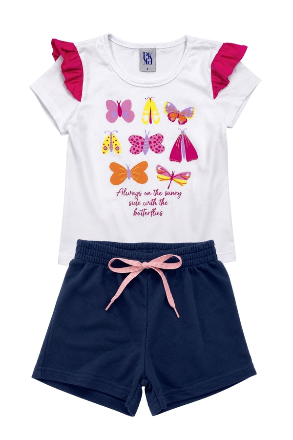 Conjunto Feminino Infantil Dias Ensolarados