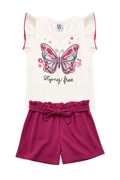 Conjunto Infantil Feminino Voo Livre