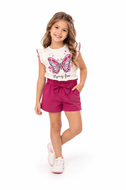 Conjunto Infantil Feminino Voo Livre