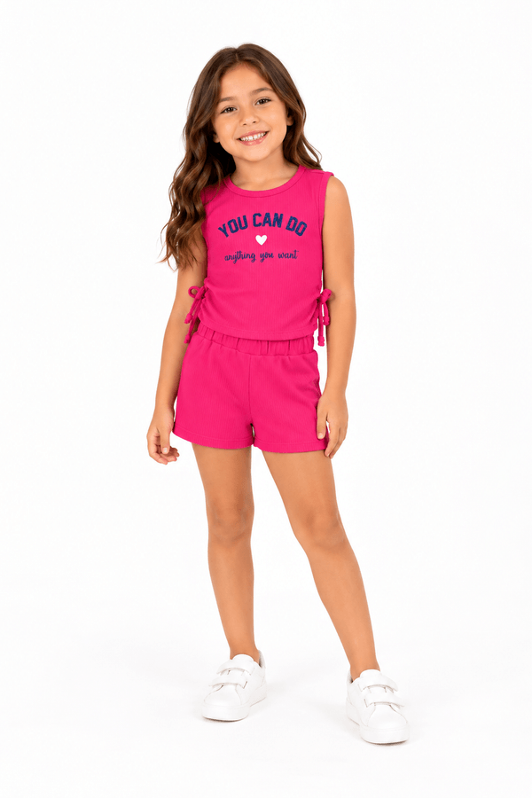 Conjunto Feminino Infantil Você Pode