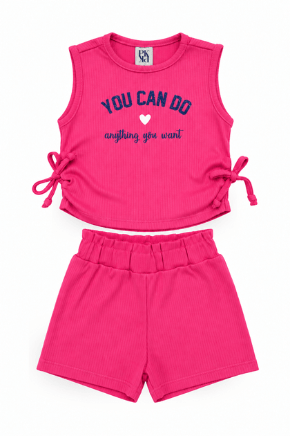 Conjunto Feminino Infantil Você Pode