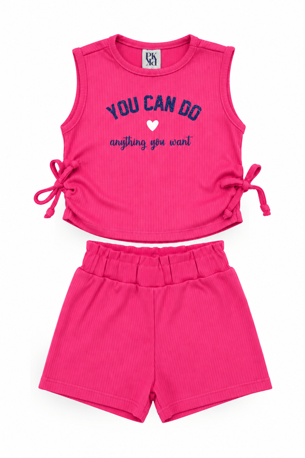 Conjunto Feminino Infantil Você Pode