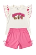Conjunto Feminino Infantil Capivara