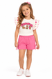 Conjunto Feminino Infantil Capivara