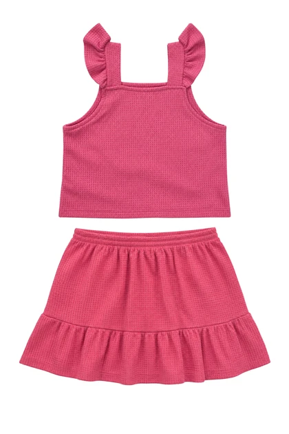 Conjunto Feminino Infantil Menina Delicada